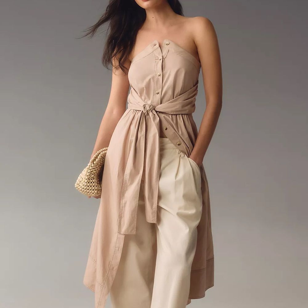 Anthropologie • Pilcro wrap tunic blouse
